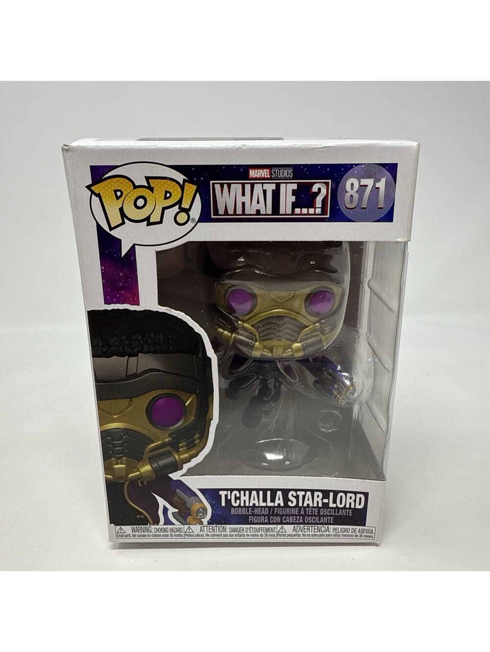 FUNKO POP! Marvel T'CHALLA STAR-LORD #871 - Vinyl Figure